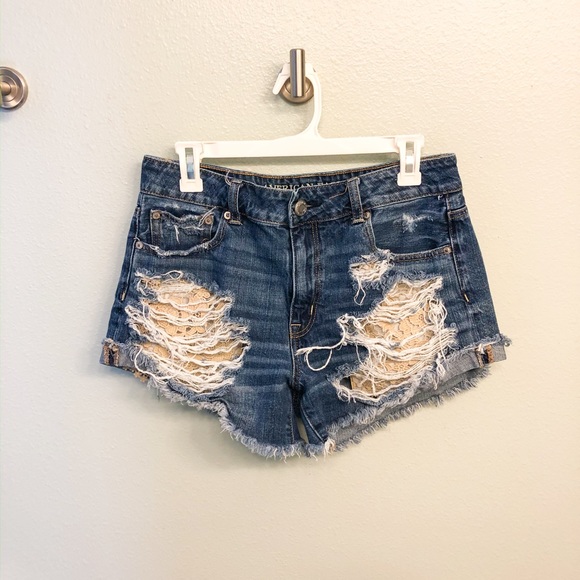 American Eagle Outfitters Pants - American Eagle Hi-Rise Festival Jean Shorts sz 10